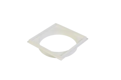 Porta Grelha Quadrada Branca DN100 Nº58 Krona