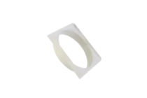 Porta Grelha Quadrada Branca DN100 Nº58 Krona
