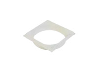 Porta Grelha Quadrada Branca DN100 Nº58 Krona