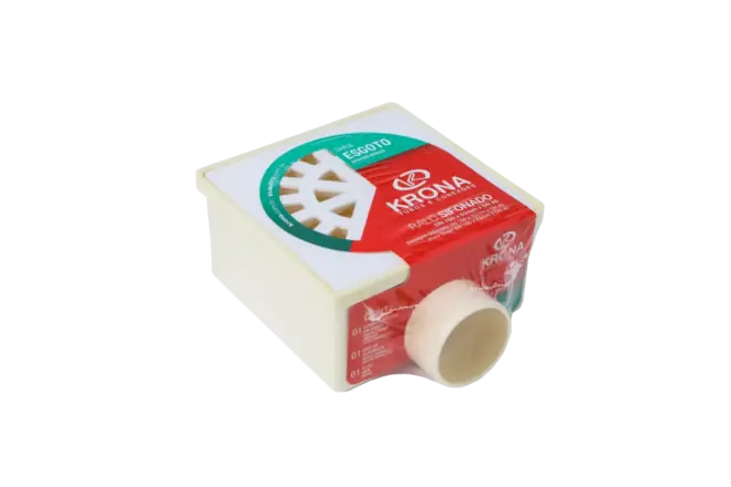 Ralo Sinfonado Quadrado Branco 100x52x40 Nº43 Krona