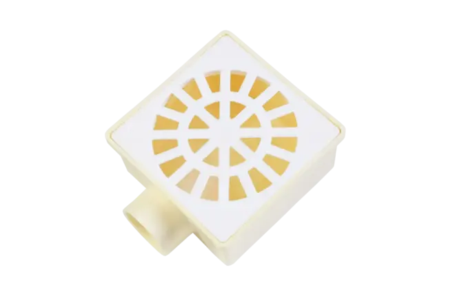 Ralo Sinfonado Quadrado Branco 100x52x40 Nº43 Krona