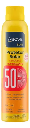 PROTETOR SOLAR FPS50 150ML ABOVE