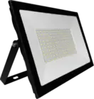 Refletor Superled Slim 100w Preto 6500K Biv Ourolux