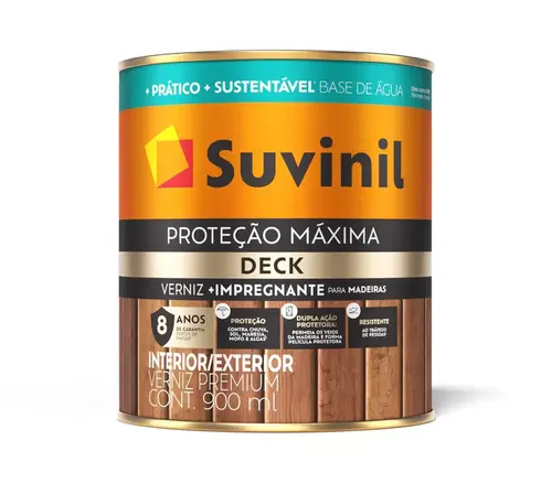 Verniz Deck Acetinado Proteção Máxima 3,6L Natural Suvinil