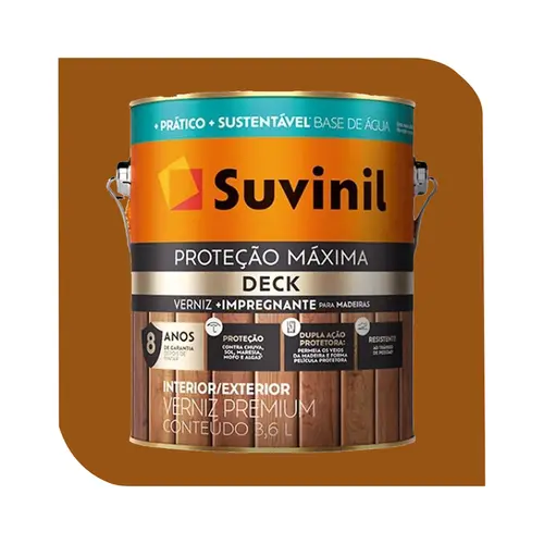 Verniz Deck Brilhante Natural 3,6L Suvinil