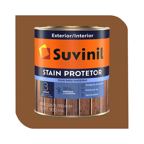 Verniz Stain Acetinado Imbuia 0,9L Suvinil