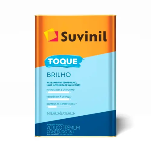 TINTA TOQUE BRILHO 18L BRANCO NEVE SUVINIL