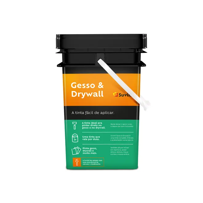 Tinta Direto Sobre Gesso/Drywall 18L Litros Branco Neve - 50862348 - Suvinil