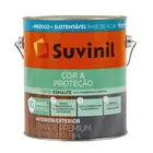 Tinta Esmalte Base Água Cor e Proteção Fosco Preto 3,6L Suvinil