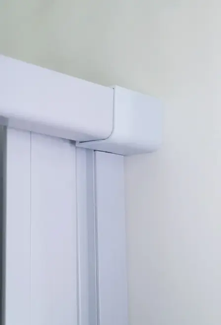 Box Banheiro Sanfonado Flexbox PVC Branco 130x185 TWB