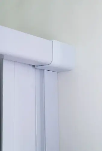 Box Banheiro Sanfonado Flexbox PVC Branco 130x185 TWB