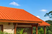 TELHA DE PVC PLAN COLONIAL TERRACOTA 2,42X0,88 6ONDAS  AFORT
