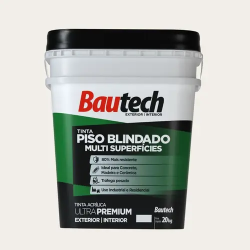 Tinta Piso Premium Blindado Multi Superfícies 20 Kg Branco 36846 BAUTECH