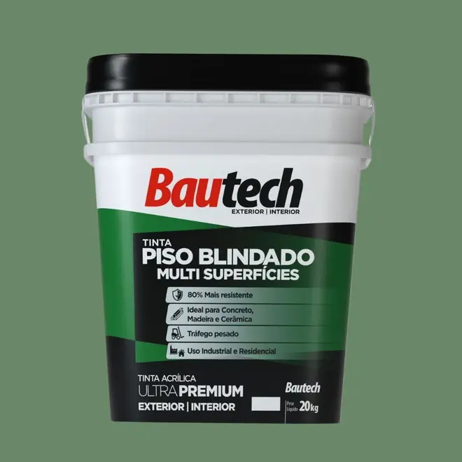 Tinta Piso Premium Blindado Multi Superfícies 20 Kg Verde 36850 BAUTECH