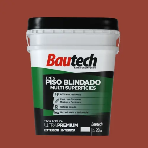 Tinta Piso Premium Blindado Multi Superfícies 20 Kg Vermelho  36851 BAUTECH