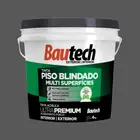 Tinta Premium Acrílica Fosco Piso Blindado 4KG Grafite Bautech