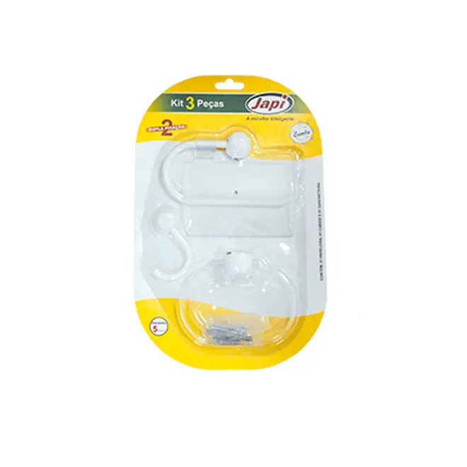KIT ACESSORIOS SAMBA 3PC BRANCO JAPI