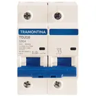 Disjuntor Din Bipolar TDJ10 100A Curva C Tramontina