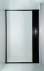Box Banheiro Sanfonado Flexbox PVC Preto 130x185 TWB