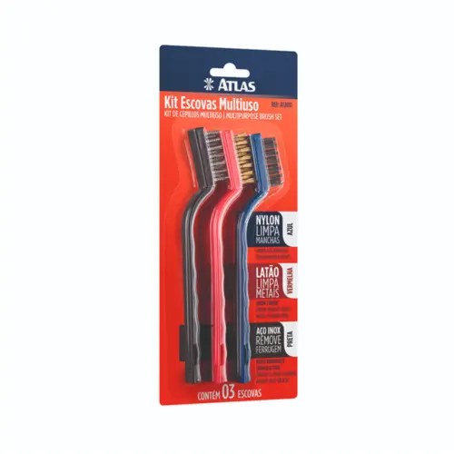KIT ESCOVA MULTIUSO ATLAS