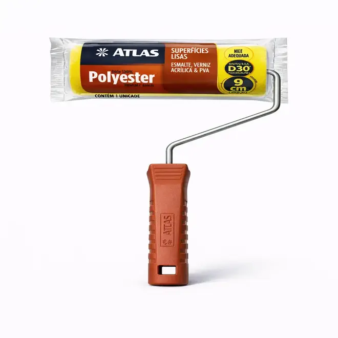 ROLO PARA PINTURA ESPUMA 9CM ATLAS