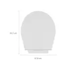 ASSENTO ALMOFADADO CLICK SOFTCLOSE BRANCO TOV/SCK BR1 ASTRA
