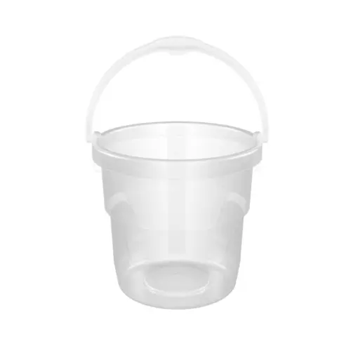 BALDE PLASTICO 8L TRANSPARENTE ASTRA