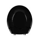 Assento Sanitário Oval Talento Preto TTO/PP Astra