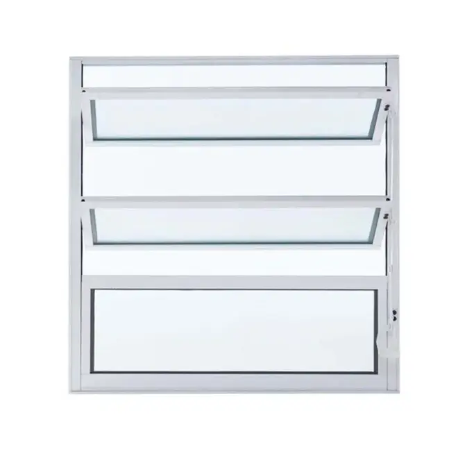 Basculante de Aluminio Branco  060X060 Lux