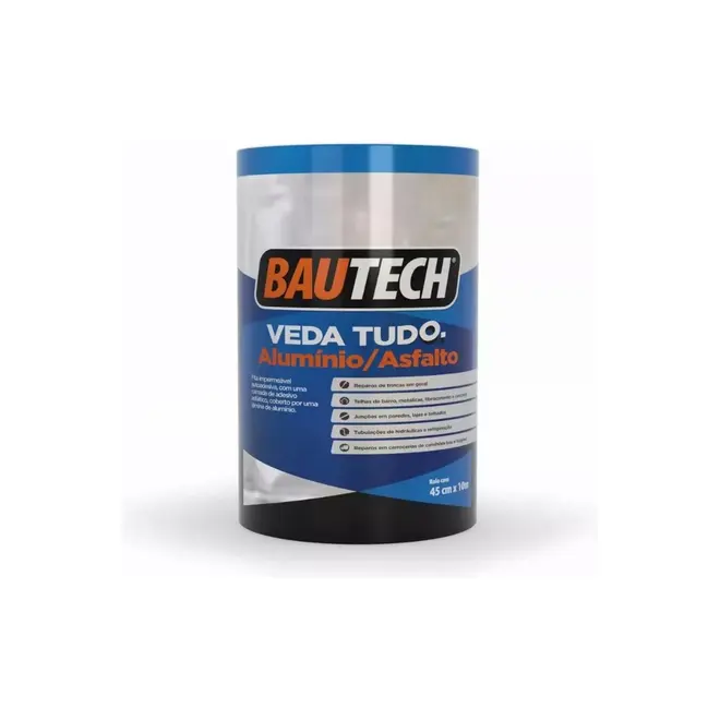Fita Multiuso Veda Tudo 45cm x 10m Bautech