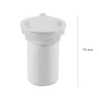 VALVULA PARA TANQUE 1.1/4" BRANCA ASTRA