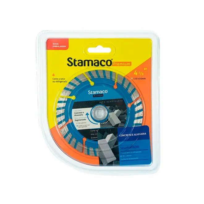DISCO DIAMANTADO SEGMENTADO PREMIUM 4.3/8" STAMACO