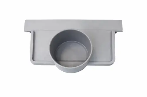 CABECEIRA PRATIKO PP BAIXO 100 C/DESCARGA 130X50 CINZA ODEM