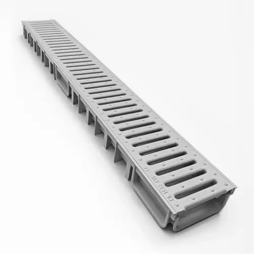 Canal Cinza Compact Grelha H3.5 100 x 11 x 5,7cm  ODEM