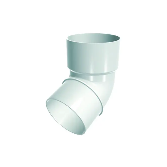 JOELHO CALHA PVC 67° CLASSIC BRANCO ODEM