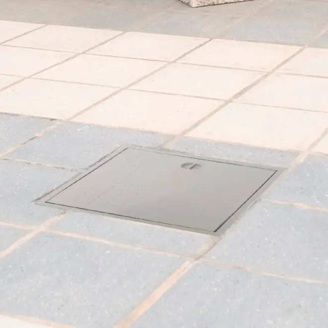 TAMPA PARA RALO COM ARO PP 55X55 ODEM