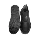 Botina Elástico Couro Preto Bico PVC Tamanho 40 - FX35201PP Kadesh
