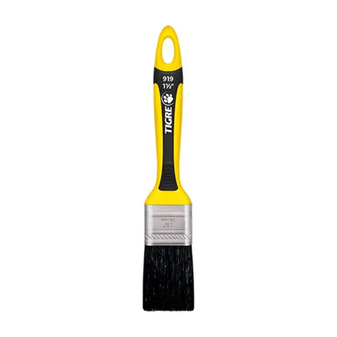 PINCEL TRINCHA PREMIUM 919 1.1/2" SINTETICO PRETO TIGRE