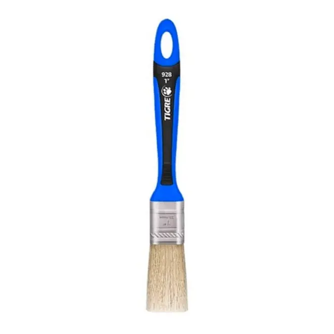 PINCEL TRINCHA PREMIUM 928 1" SINTETICO BRANCO TIGRE