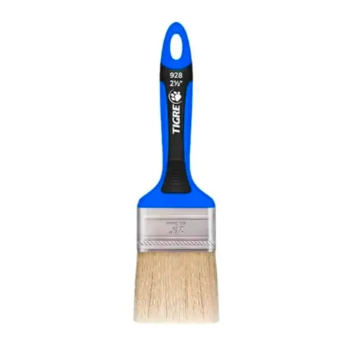 PINCEL TRINCHA PREMIUM 928 2.1/2" SINTETICO BRANCO TIGRE