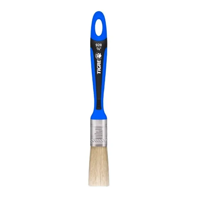 PINCEL TRINCHA PREMIUM 928 3/4" SINTETICO BRANCO TIGRE