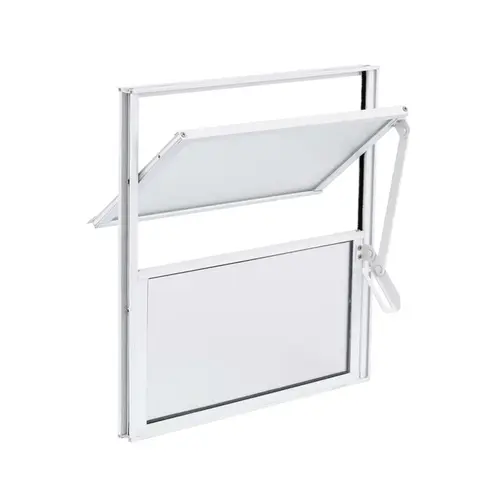 Basculante de Aluminio Branco 040X040 Lux