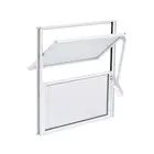 Basculante de Aluminio Branco 040X040 Lux