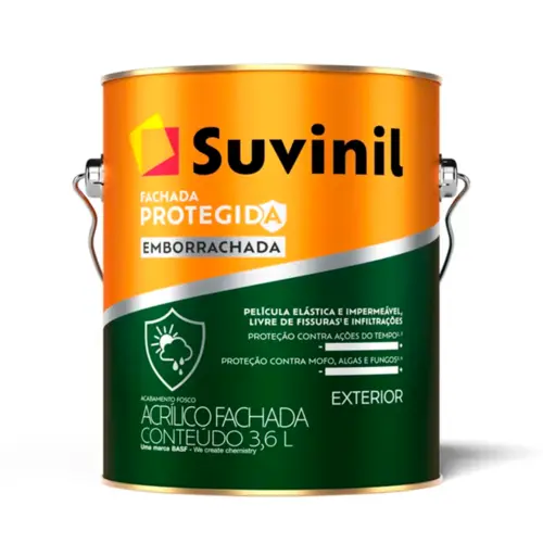 TINTA FACHADA PROTETORA EMBORRACHADA 3,6L BRANCO NEVE SUVINIL