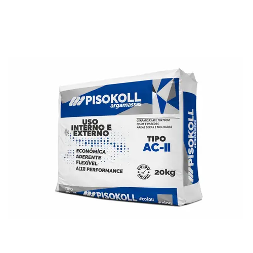 Argamassa ACII Interno/Externo 20Kg Pisokoll