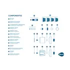 Kit Salva Registro Fácil 9 Em 1 com Acabamento Blukit