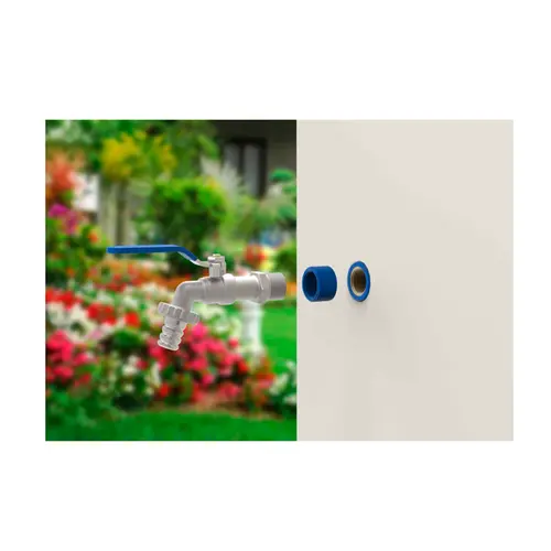 Torneira Esfera Para Jardim Com Alavanca 3/4 X 1/2 Blukit