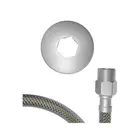 Mangueira Inox para Gás Engate Flexível 1/2" 1,20m Blukit