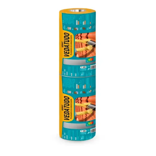 FITA VEDATUDO ASFALTICA ALUMINIO 45CMX10M VEDACIT