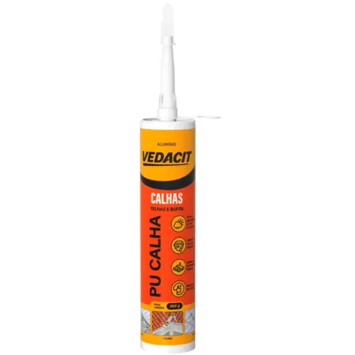 SELANTE CALHAS PU ALUMINIO 360G VEDACIT